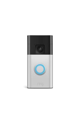 Ring Battery Doorbell (newest model), Home or business security with Head-to-Toe video, Live View with Two-Way Talk, and Motion Detection & Alerts, Satin Nickel