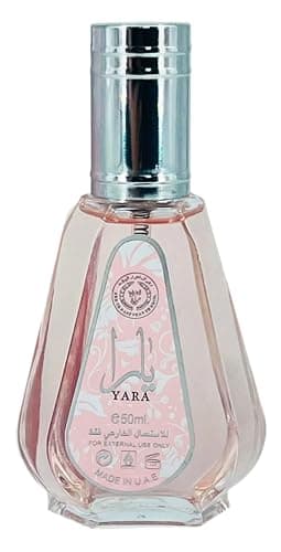 Ard Al Zaafaran Yara – Floral, Fruity, Gourmand, Sweet, Musky – Eau de Parfum Spray Long-Lasting Fragrance for Women, 1.7 Ounce / 50ml