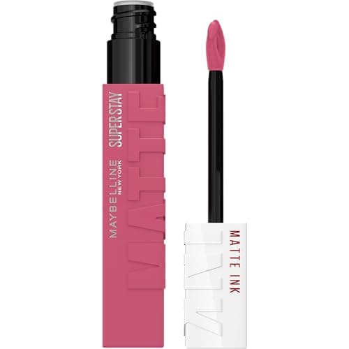 Maybelline Super Stay Matte Ink Liquid Lipstick Makeup, Long Lasting High Impact Color, Up to 16H Wear, Lover, Mauve Neutral, 1 Count, Packaging May Vary