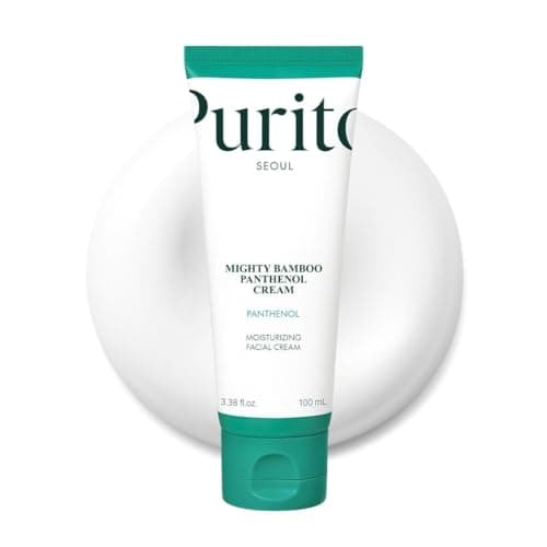 PURITO Panthenol 10% Barrier Cream | Face Moisturizer for Skin Barrier Repair | All skin types, sensitive and blemish-prone skin | Non-Comedogenic, Vegan | Korean Skincare, 100mL, 3.38 fl.oz