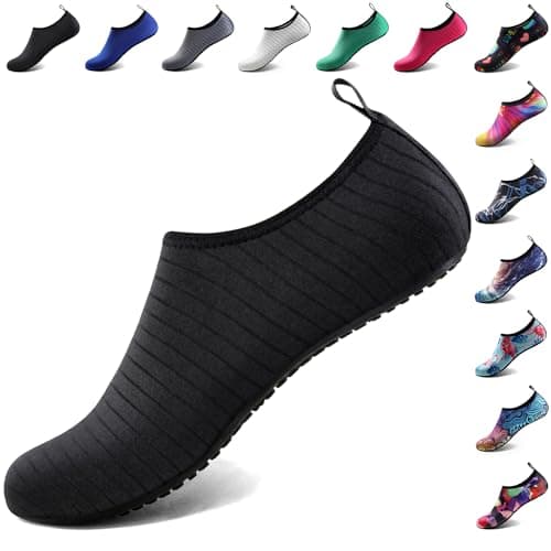 Water Shoes for Women Men Quick-Dry Aqua Socks Swim Beach Outfits Barefoot Yoga Exercise Wear Sport Accessories Pool Camping Must Haves River Hiking Adult Youth Size