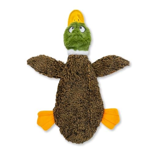 Best Pet Supplies Squeaky Dog Toys with Soft Durable Fabric for Small, Medium and Large Pets Interactive Toy for Indoor Play, Supports Active Biting and Play - 1Wild Duck, Small