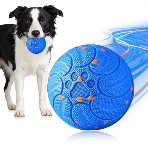 Eyomo Smart Interactive Dog Toys, Upgraded Chew-Resistant E-TPU, Auto-Bounce & Rotating, Obstacle Avoidance, Ipx7 Waterproof with Colorful Led Lights for Indoor/Outdoor Use