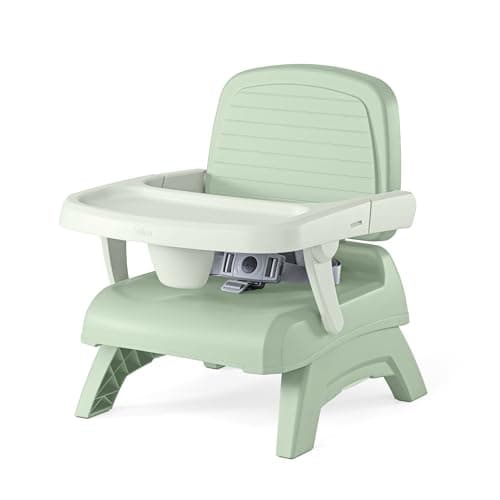 Chicco Bento Booster 3-in-1 Portable Booster Seat for Table, Feeding Seat and Toddler Chair for Babies and Toddlers, for Children up to 50 lbs., Lightweight, Compact Fold | Sage/Green